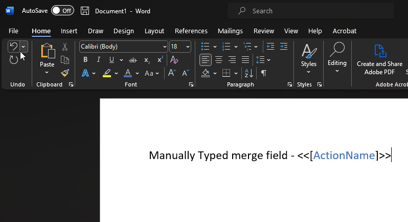Word Template Syntax - Merge Field Guide | PDF4me