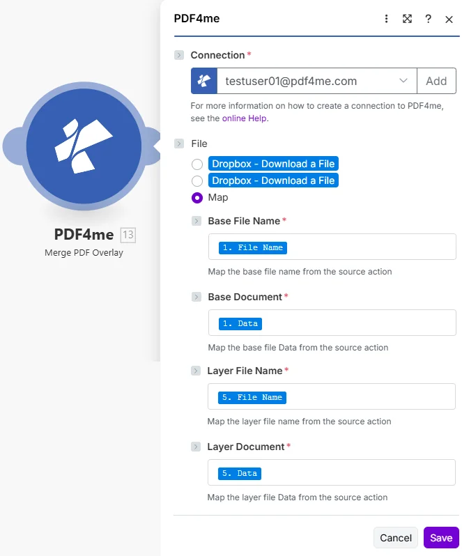 Overlap Pdf Merge PDF Overlay in Make: Stamp a Layer onto PDFs with PDF4me | PDF4me