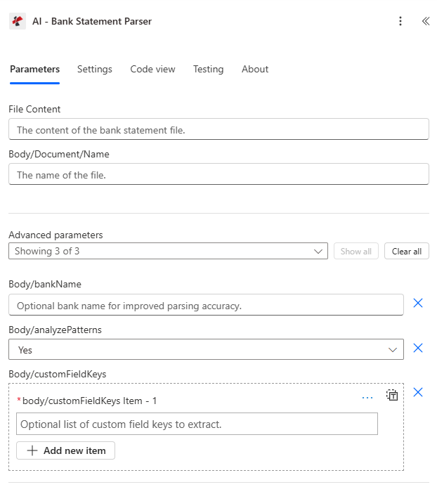 AI-Bank Statement Parser in Power Automate | PDF4me