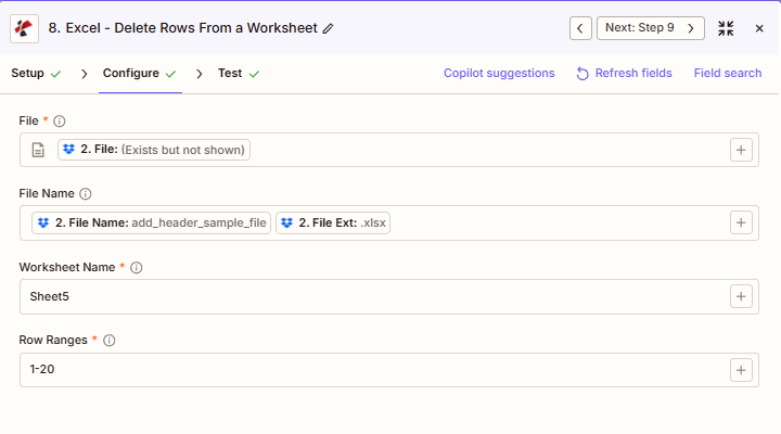 Delete Rows From Excel in Zapier: Automated Range Cleanup with PDF4me ...