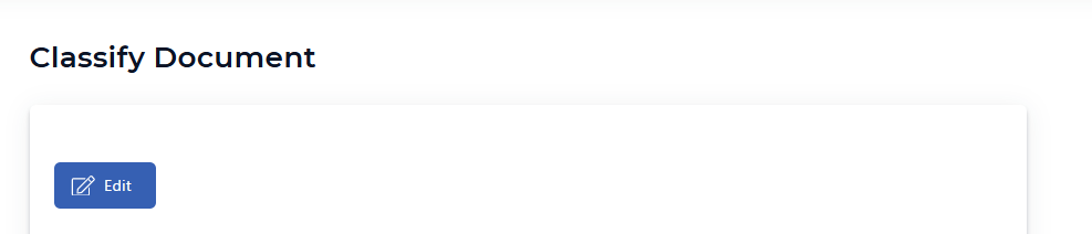 PDF4me Classify Document page with Edit button