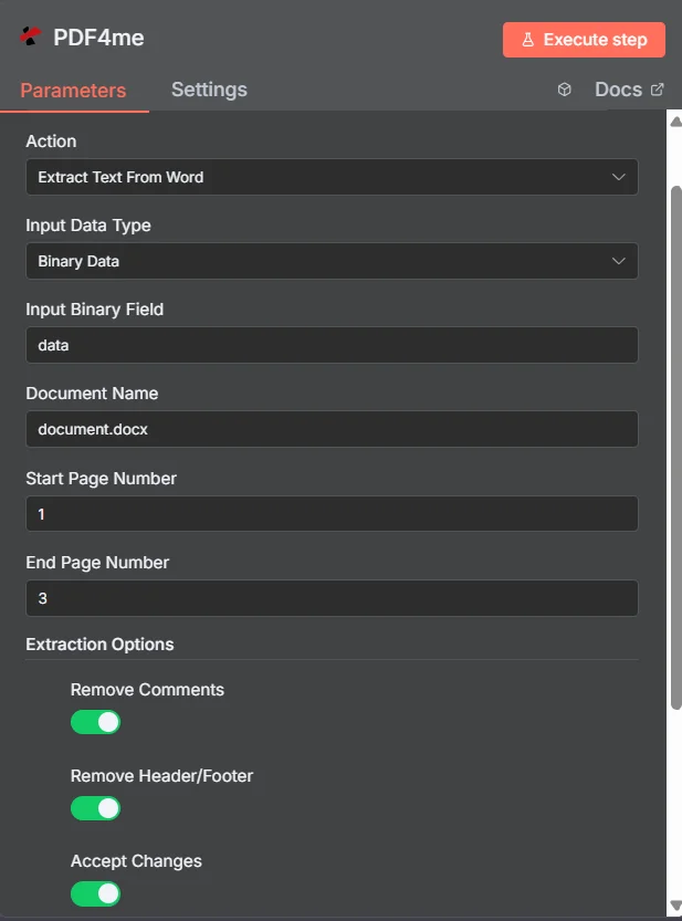Extract Text From Word in n8n – Clean Text From .docx, No Comments or ...