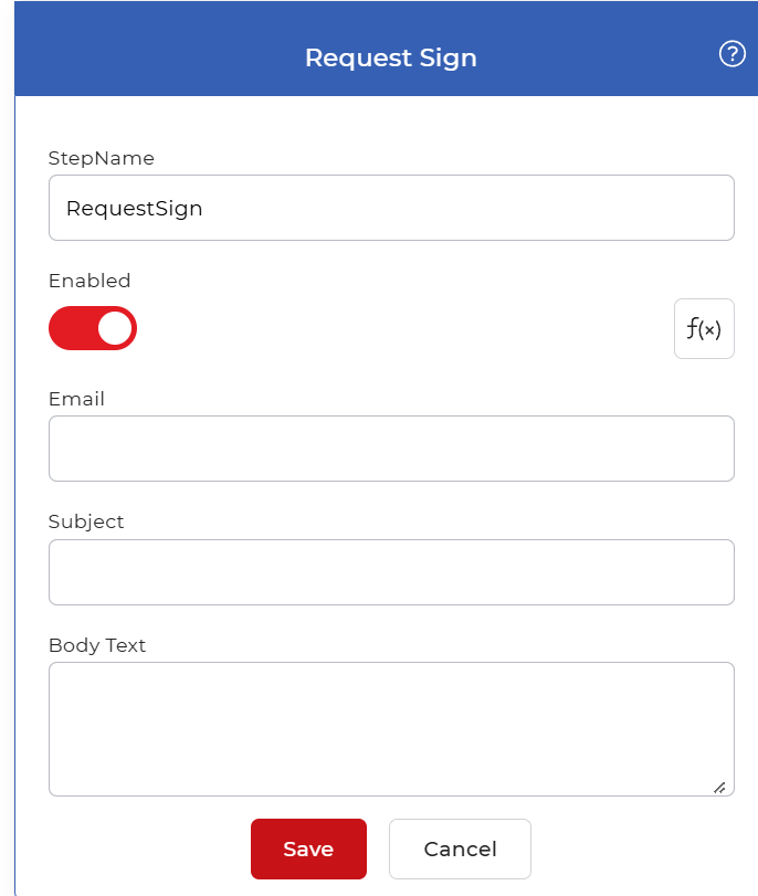 Zum Vergrößern bitte anklicken Konfiguration der elektronischen Signatur in PDF4me-Workflows anfordern