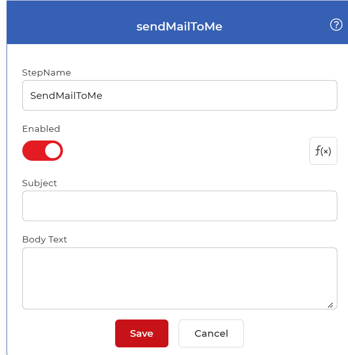 Zum Vergrößern bitte anklicken Konfiguration „An mich senden“ in PDF4me Workflows