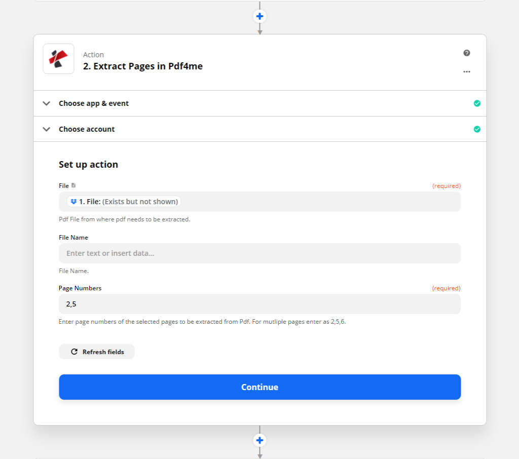 Unzip Files - Archive Extractor for Zapier | PDF4me