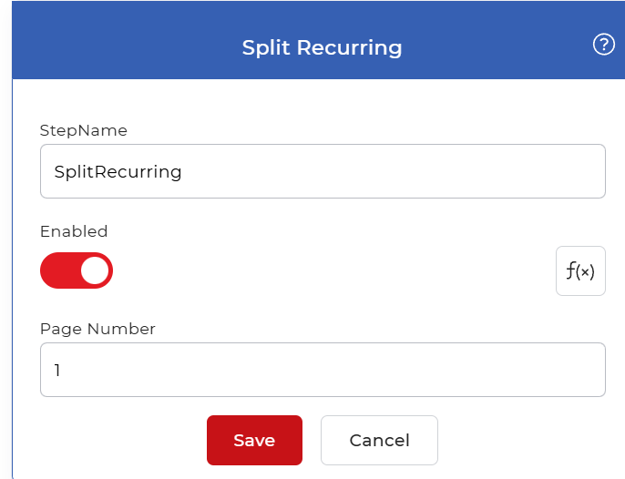 Clique para ampliar Dividir configuração recorrente em fluxos de trabalho do PDF4me